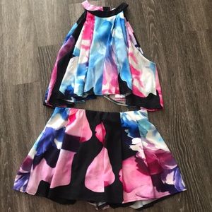 Cutest set! Elastic waist with zipper